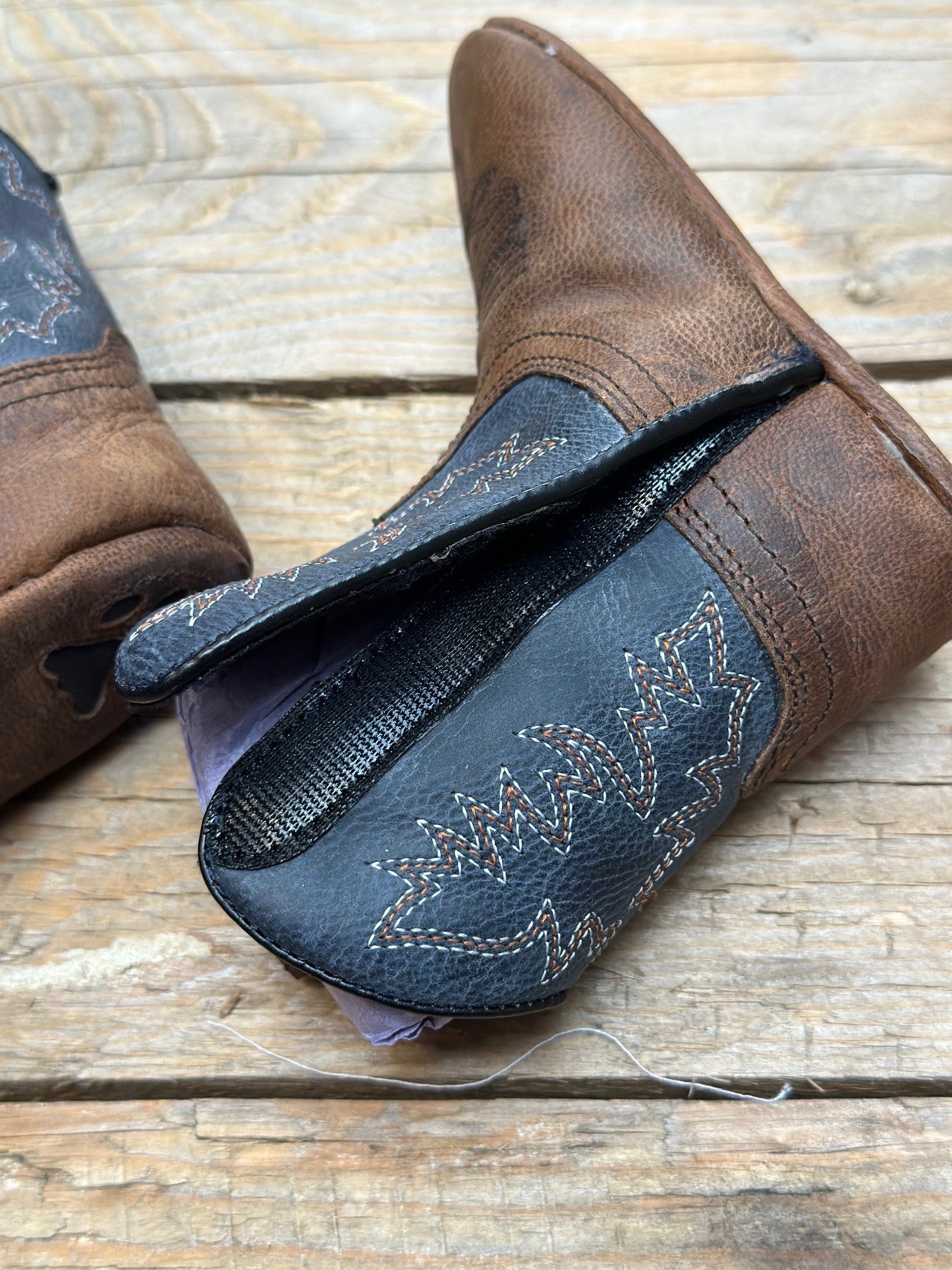 Infant Pure Western Nash Boot - Navy (6862963540045)