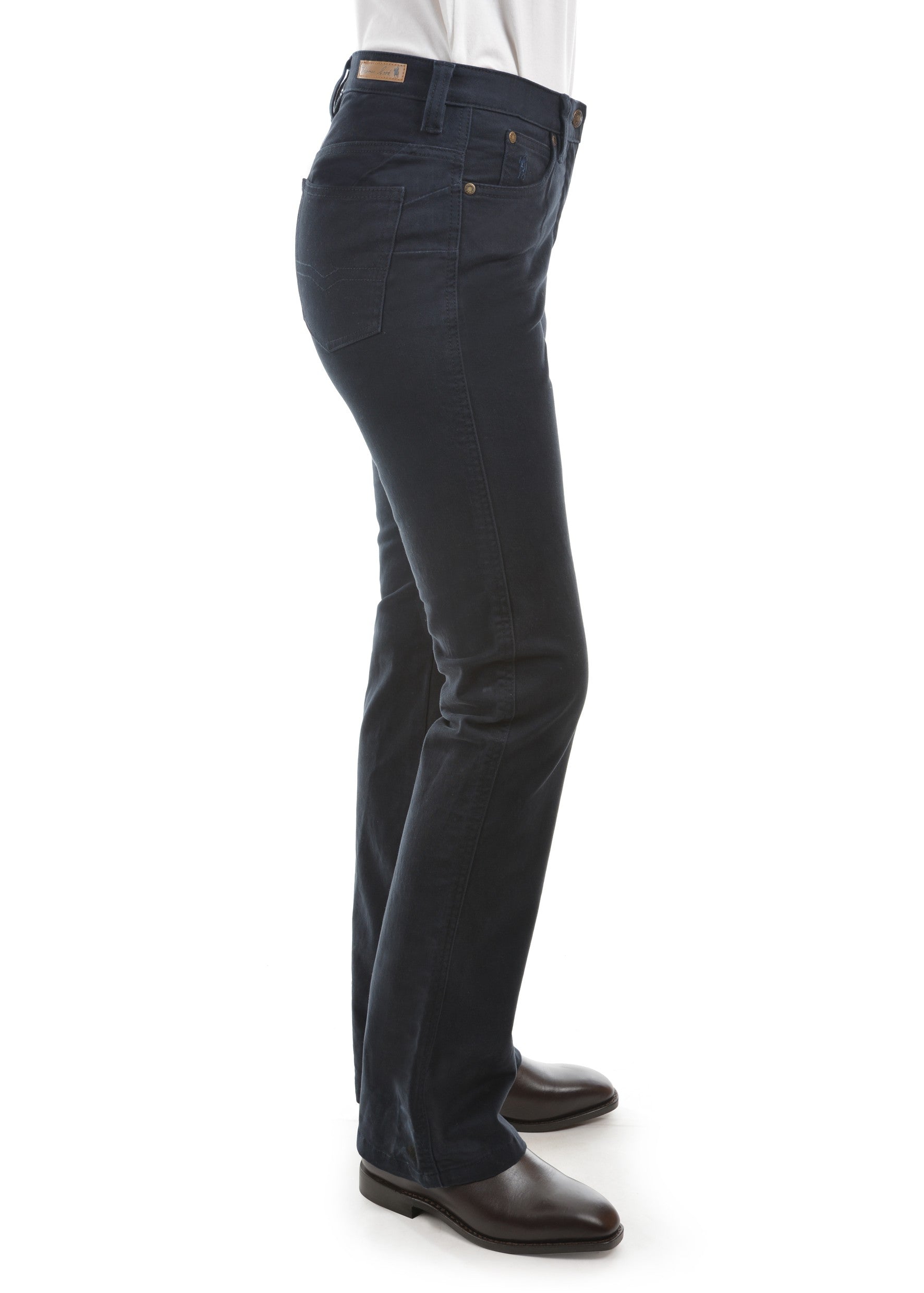 Womens Thomas Cook Moleskin Wonder Jean Navy - 34 Leg (6637890961485)