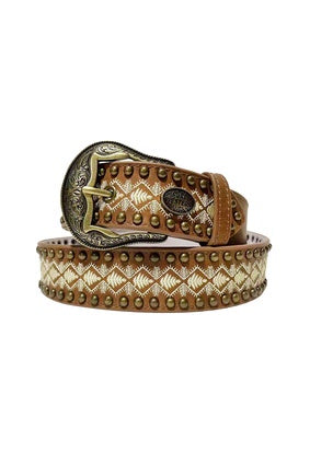 Womens Pure Western Arla Belt - Tan (6895087779917)