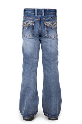 Girls Pure Western Nina Boot Cut Jean (6895073919053)