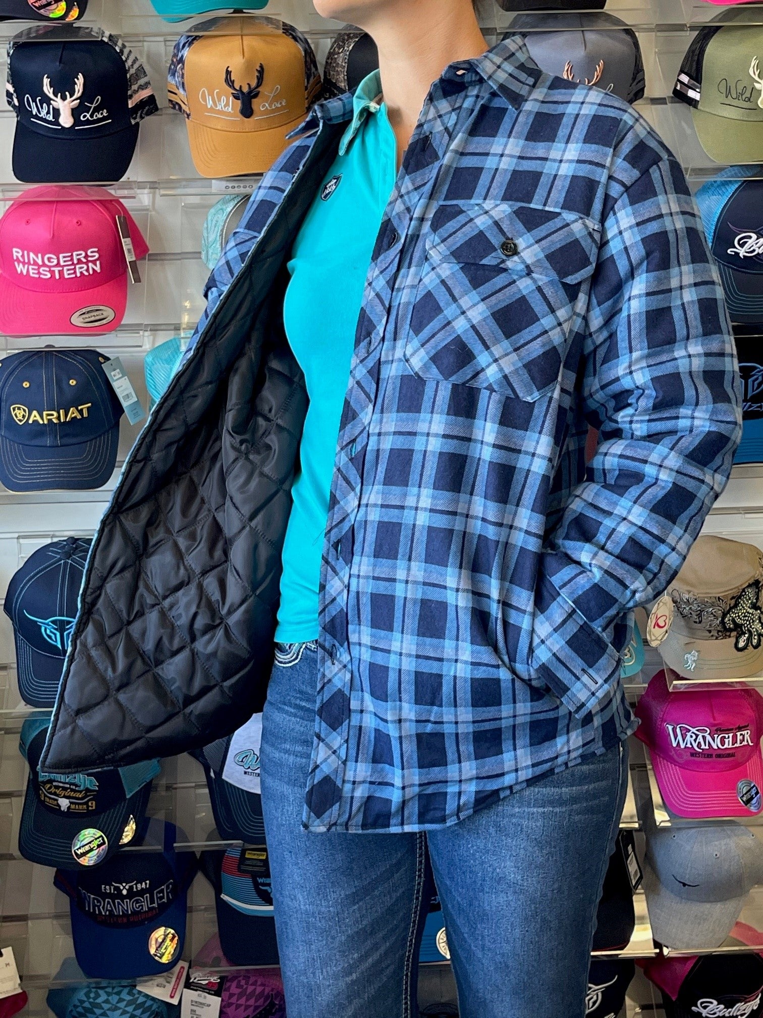 Mens Ritemate Open Front Quilted Assorted (6596762435661)