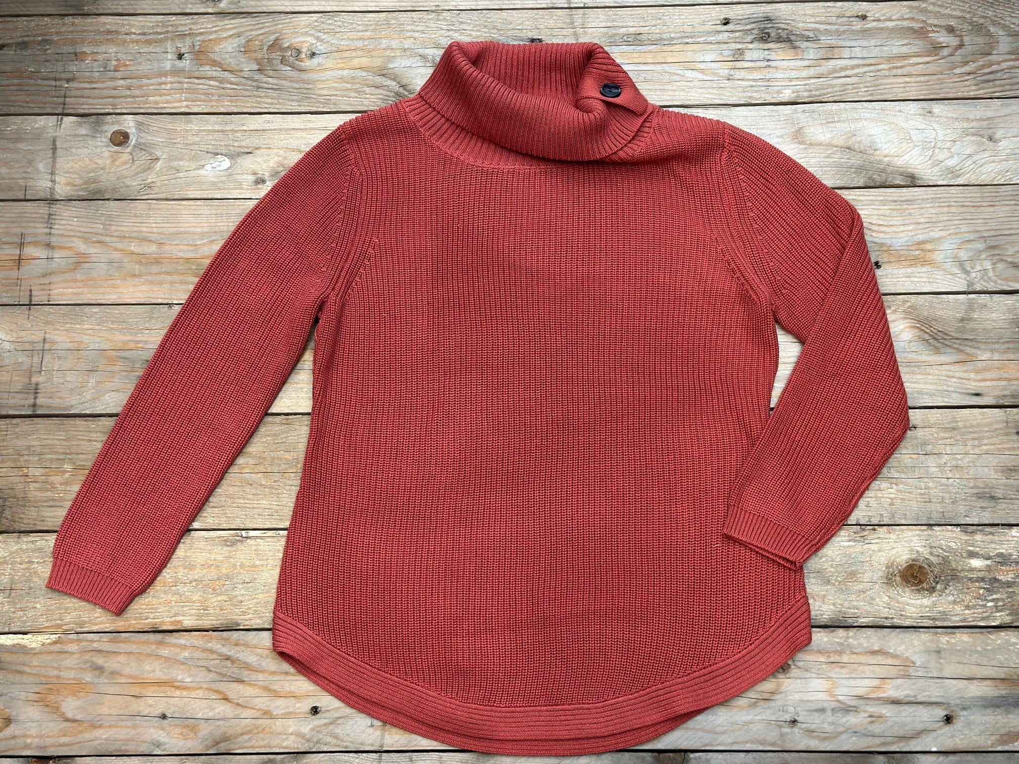 Womens Split Collar Knit Top / Sweater (6856378974285)