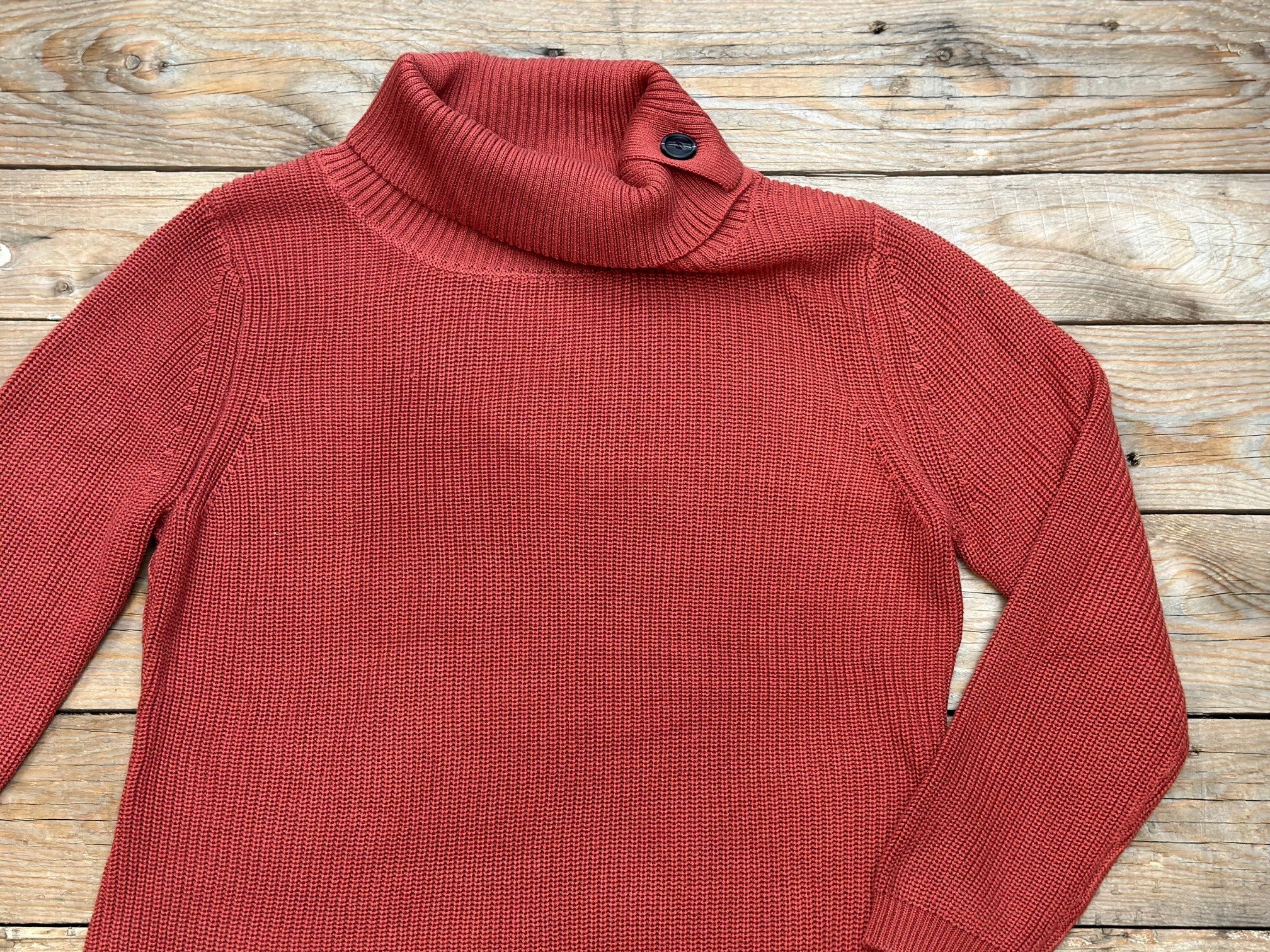 Womens Split Collar Knit Top / Sweater (6856378974285)
