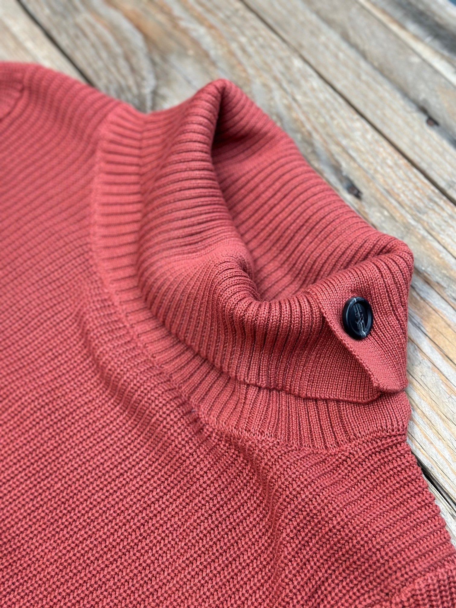Womens Split Collar Knit Top / Sweater (6856378974285)