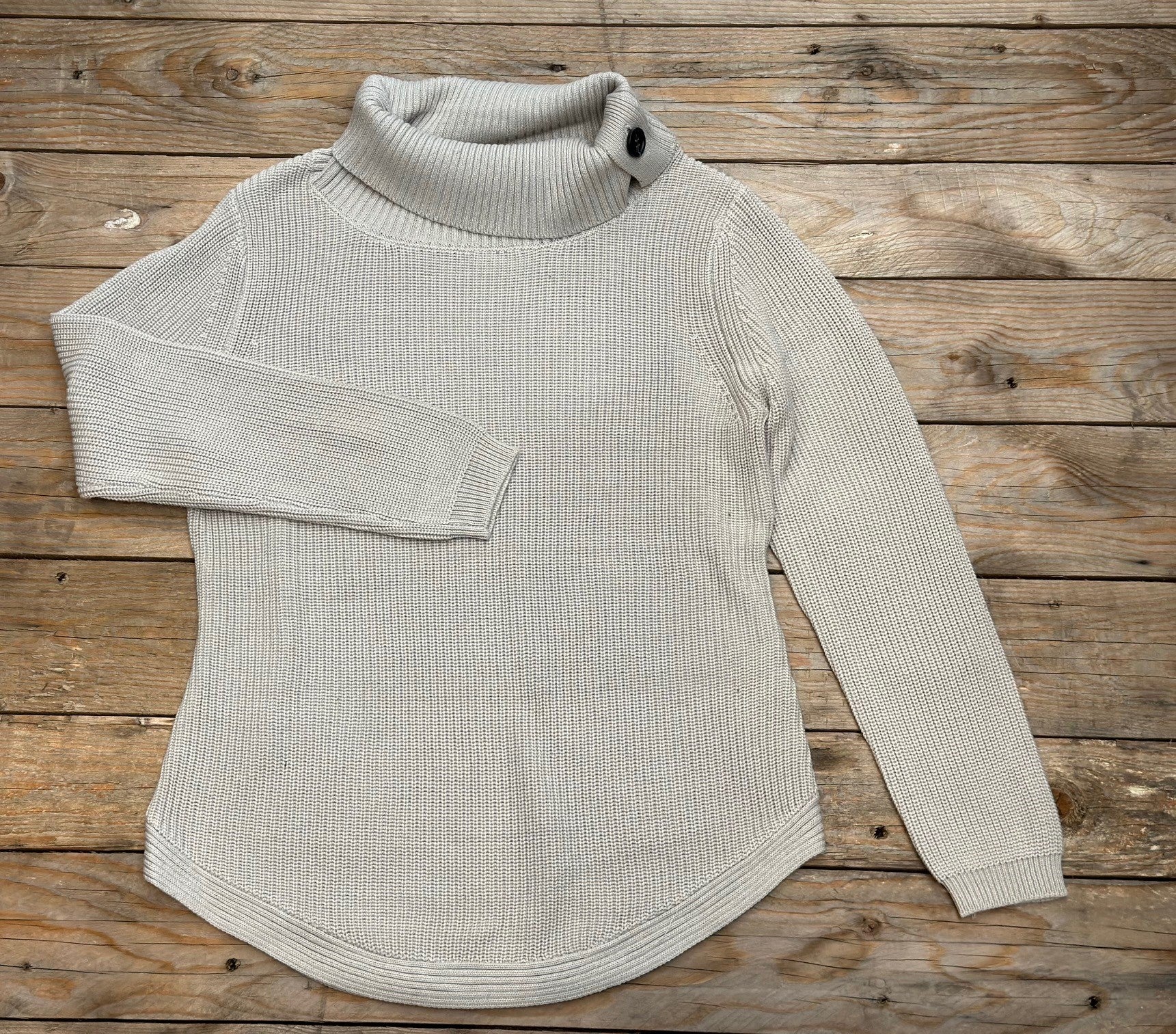 Womens Split Collar Knit Top / Sweater (6856378974285)