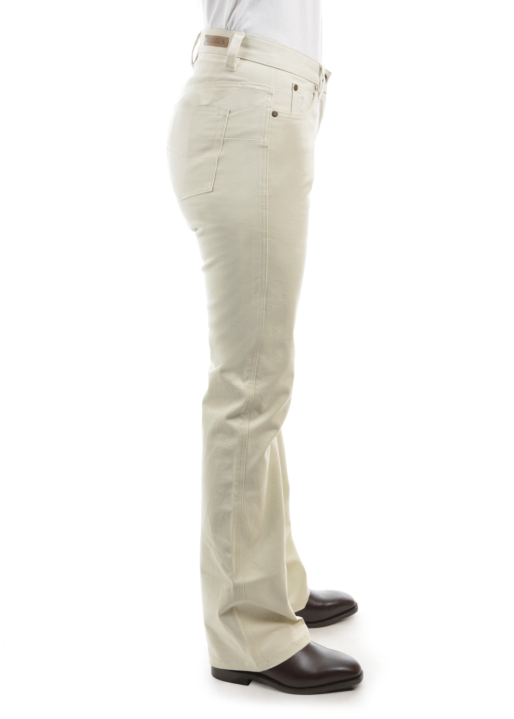 Womens Thomas Cook Moleskin Wonder Jean Stone - 34 Leg (6637890994253)