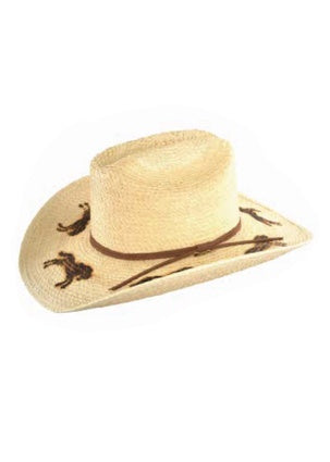Kids Wrangler Benito Hat - Palm with Horse Print (6846512922701)