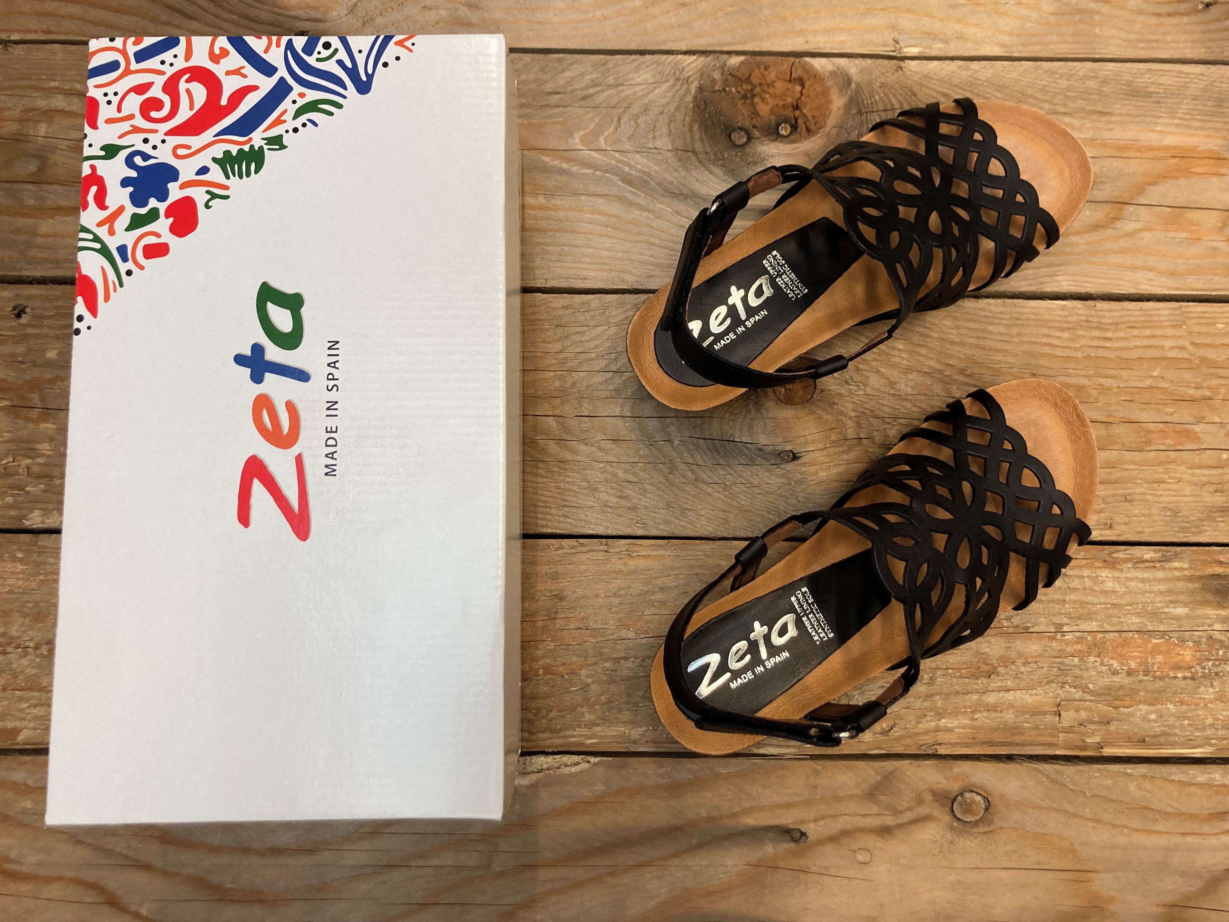 Womens Zeta Izabel Sandal - Black (6896605331533)