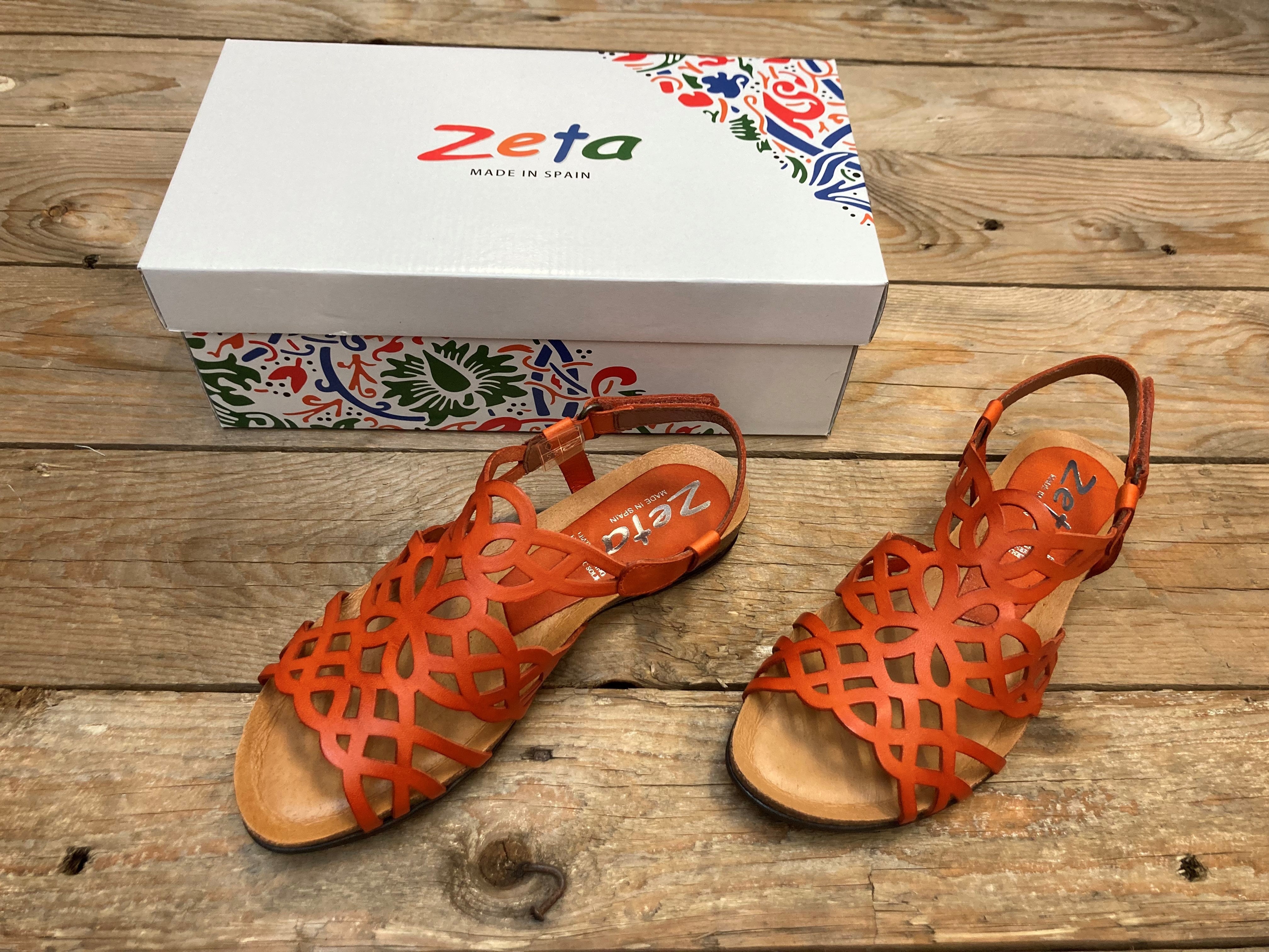 Womens Zeta Polen Sandal - Naranja (Burnt Orange) (6896605626445)