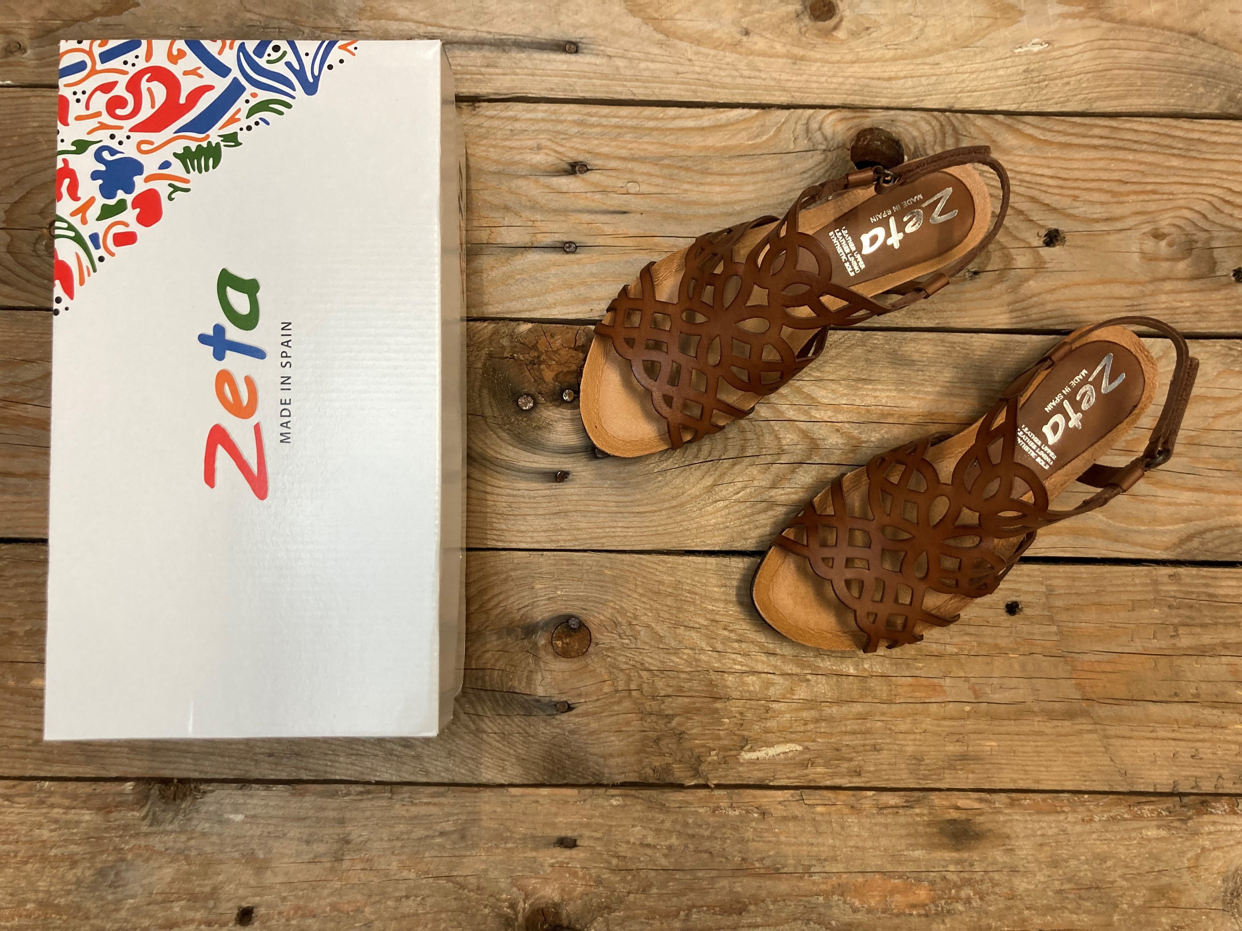 Womens Zeta Polen Sandal - Roble (Tan) (6896605659213)