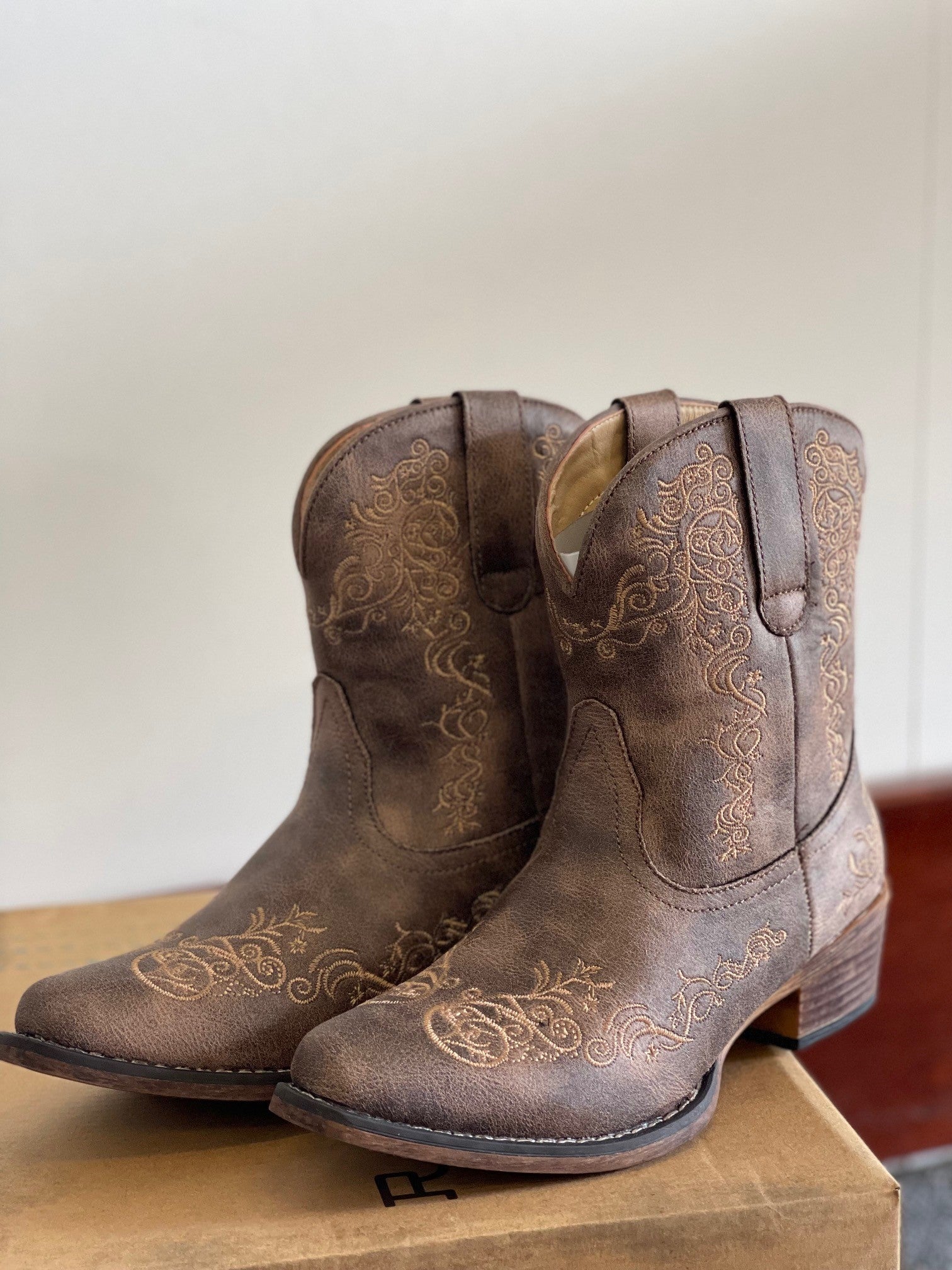 Ladies Roper Dress Boots