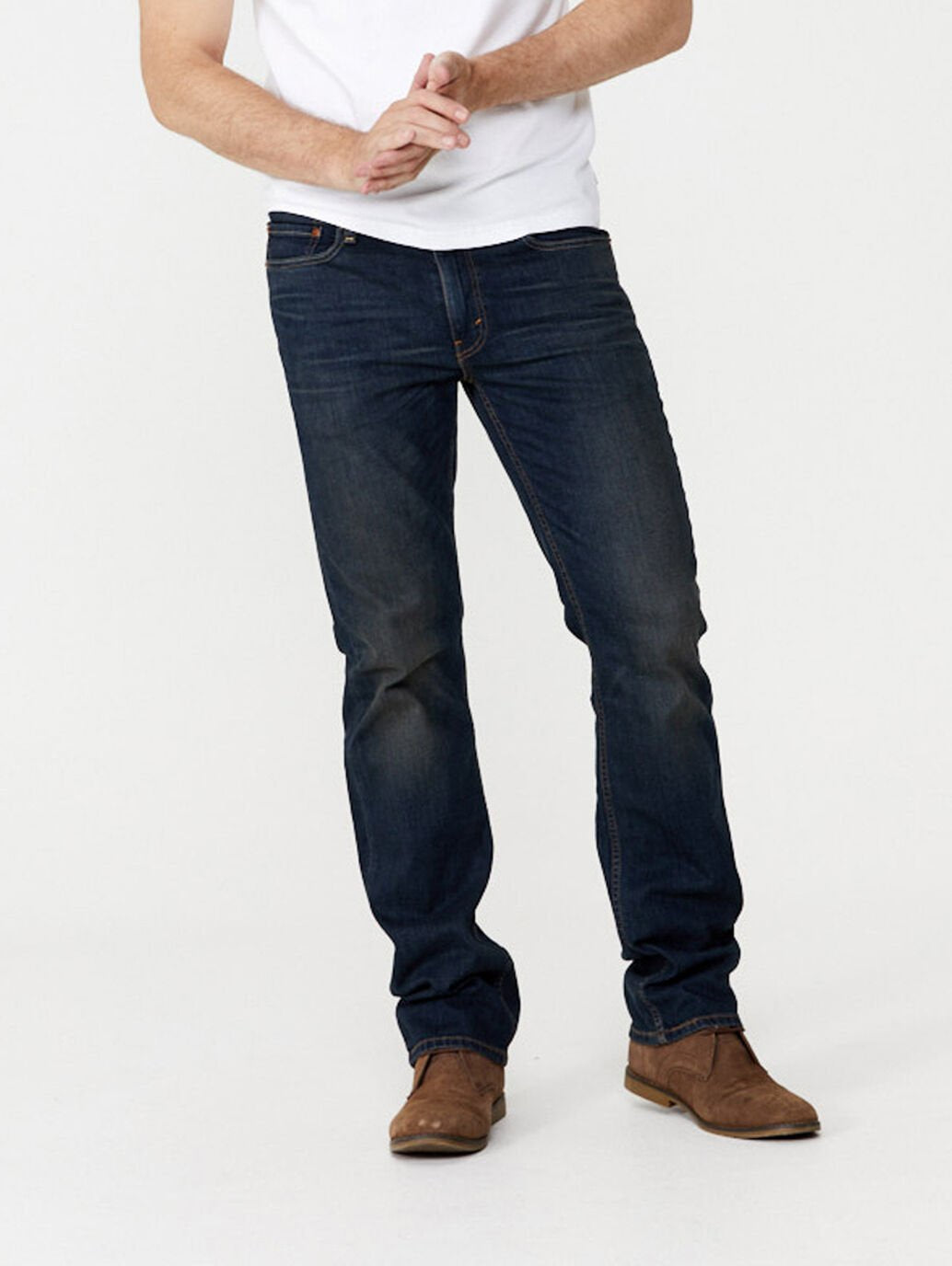 Mens Levi's 514 Straight Jeans - Covered Up (7382631088205)