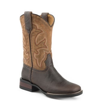 Kids Roper Monterey Tan/Brown Boot (7548478292045)