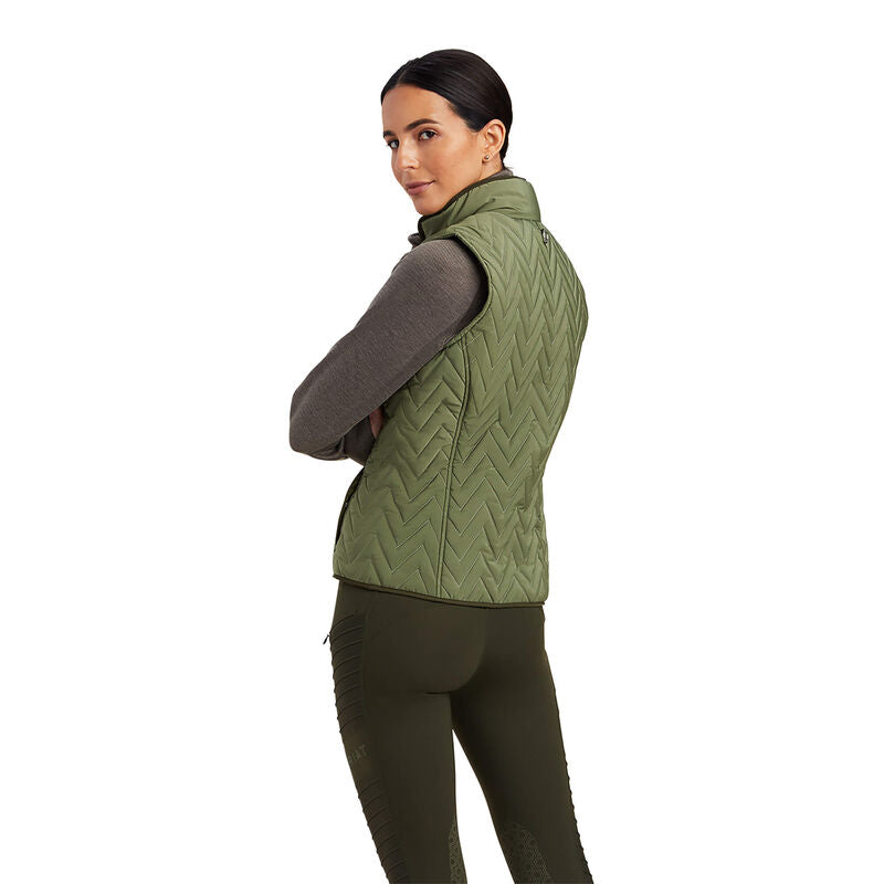 Womens Ariat Ashley Insulated Vest - Four Leaf Clover (6871925784653)