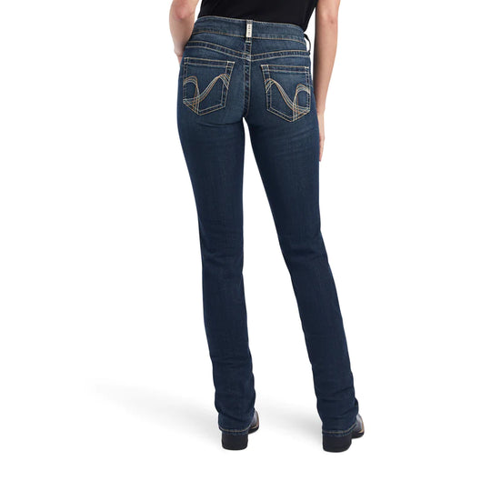 Womens Ariat REAL Freesia Mid Rise Straight Leg - Pasadena (6875750170701)