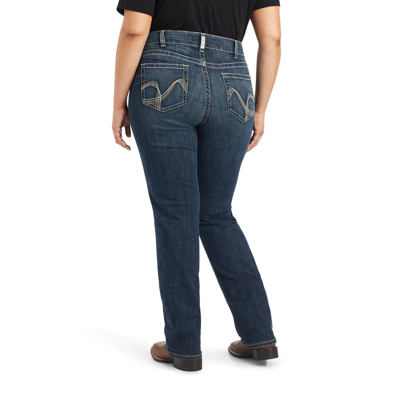 Womens Ariat REAL Freesia Mid Rise Straight Leg - Pasadena (6875750170701)