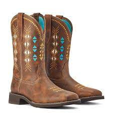 Womens Ariat Delilah Deco Boot - Copper Kettle (7348512096333)