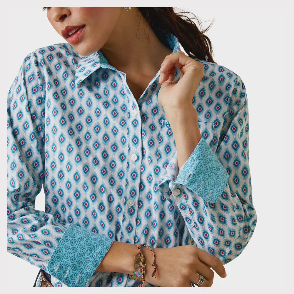 Womens Ariat REAL Kirby Shirt - Day Dreamer (7336666857549)