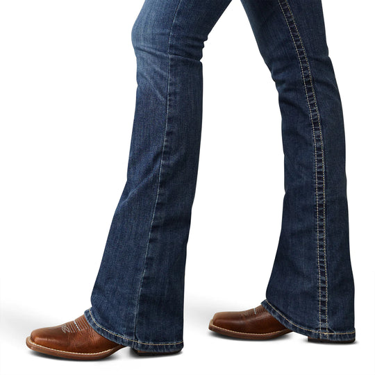Womens Ariat REAL Mid Rise Boot Cut Miriam Irvine Jean (6924177965133)