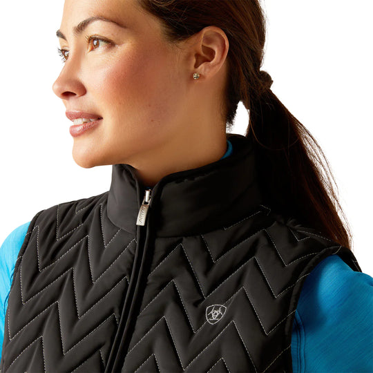 Womens Ariat Ashley Insulated Vest - Black W24 (7012105355341)