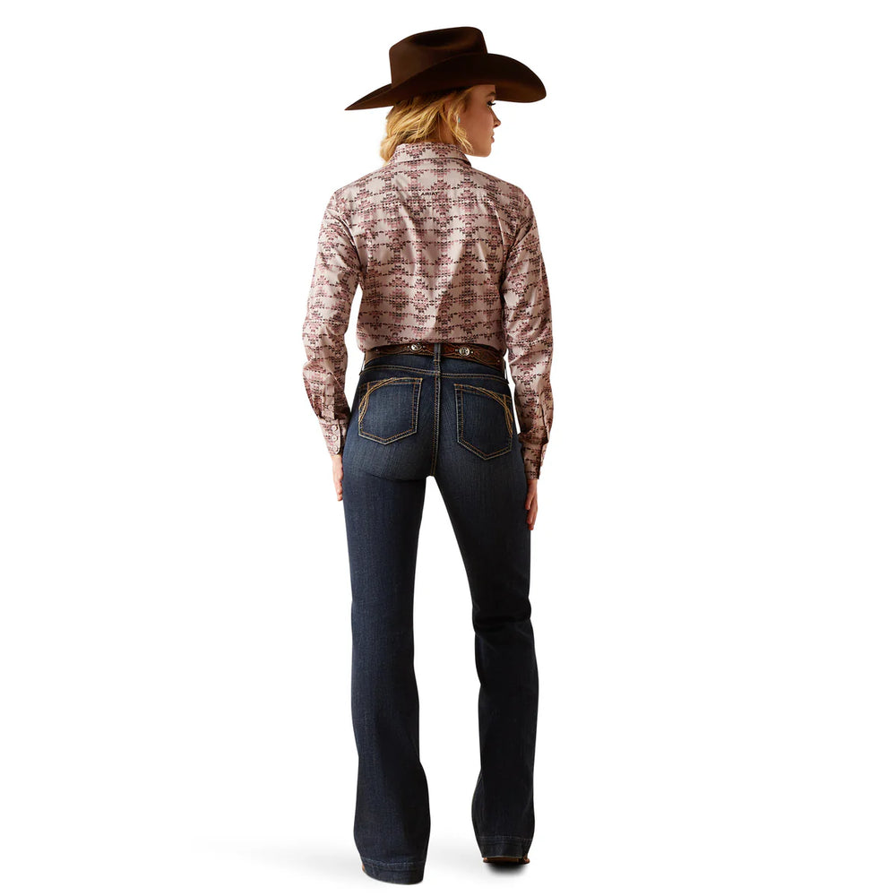 Womens Ariat High Rise Slim Trouser Jean - Naz Florida