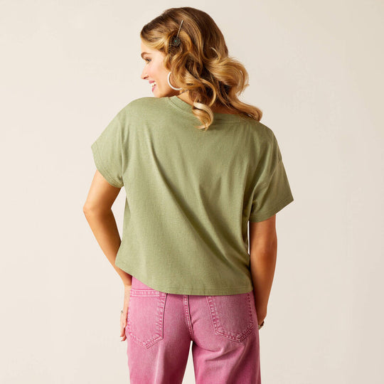 Womens Ariat Charlie Tee Tshirt - Sage (7348474085453)