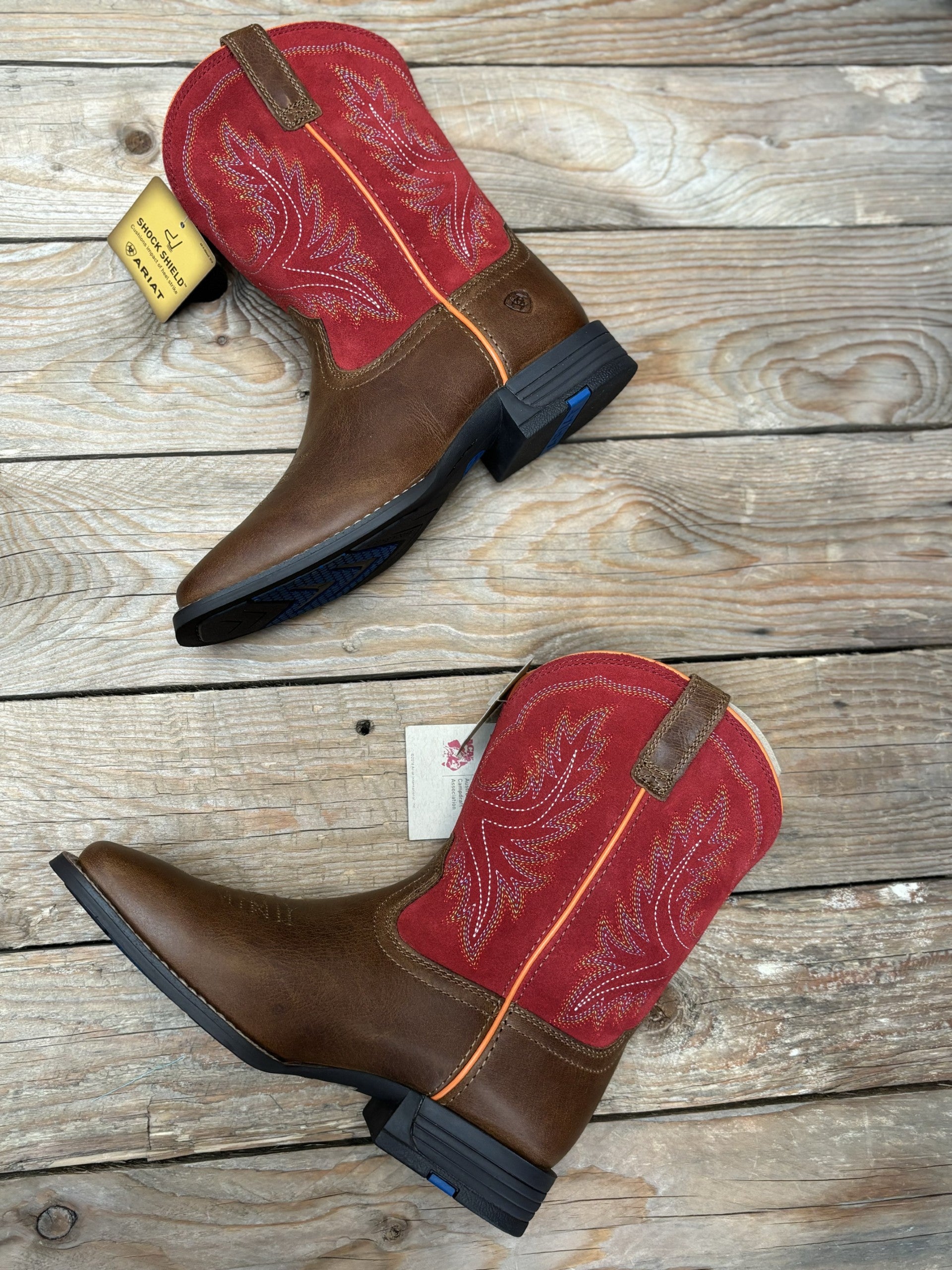 Youth Ariat Wilder Boot - Grand Canyon / Ruby Red (7227066482765)