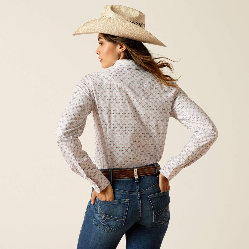 Womens Ariat WR Kirby Long Sleeve Shirt - Izel Print (7382536585293)