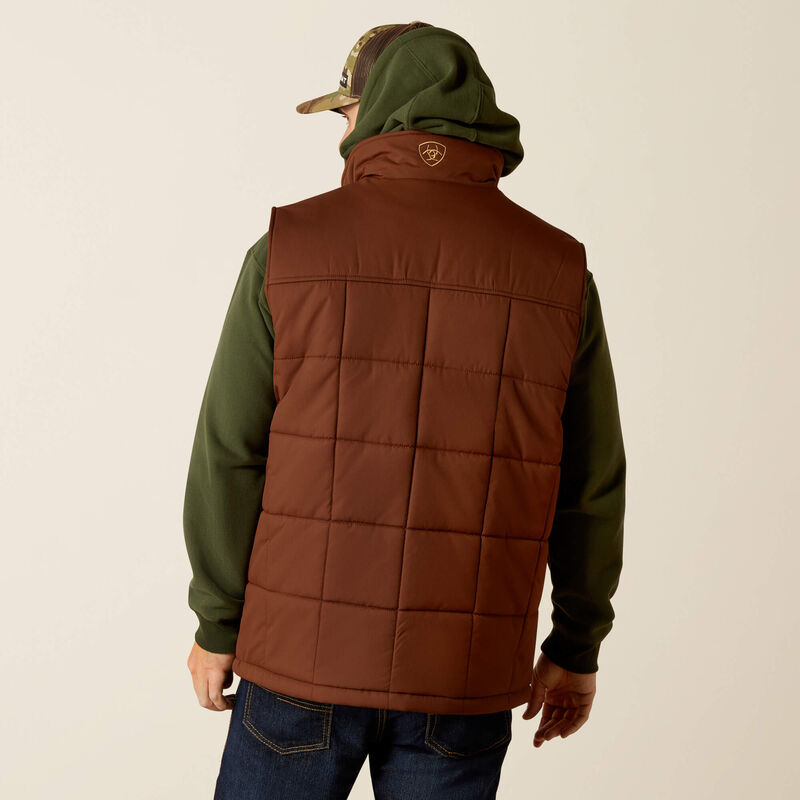 Mens Ariat Crius Insulated Vest - Potting Soil (7452435316813)