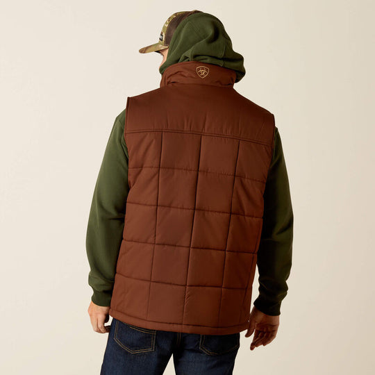 Mens Ariat Crius Insulated Vest - Potting Soil (7452435316813)