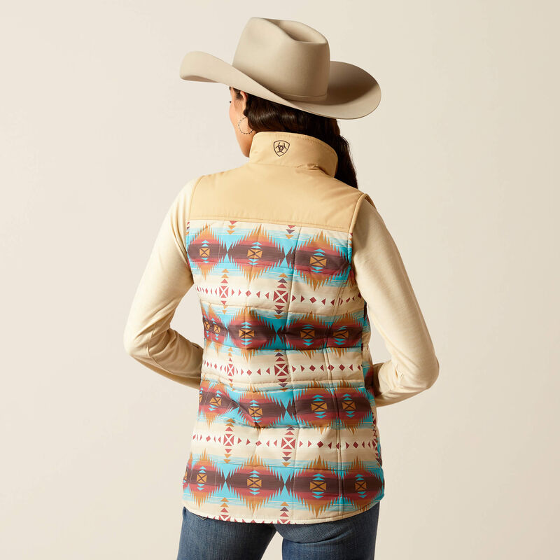 Womens Ariat Crius Insulated Vest - Serrano Southwest (7452435251277)
