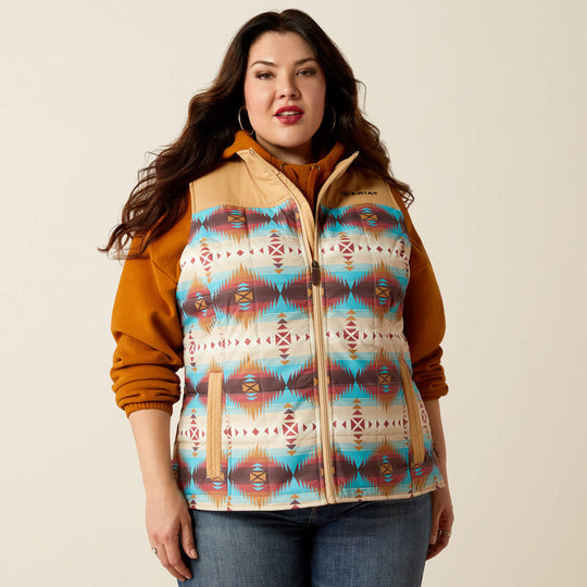 Womens Ariat Crius Insulated Vest - Serrano Southwest (7452435251277)