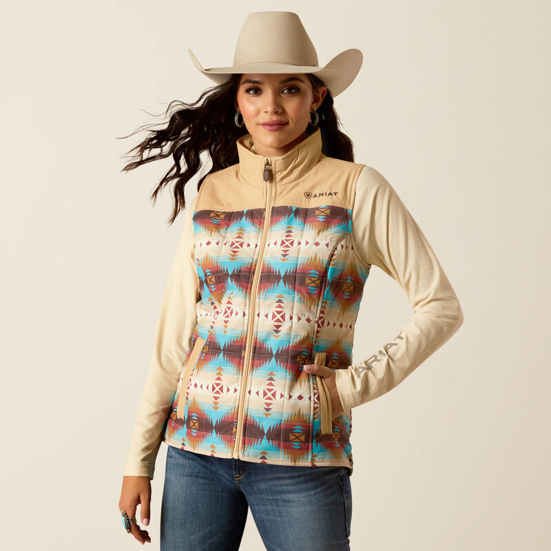 Womens Ariat Crius Insulated Vest - Serrano Southwest (7452435251277)