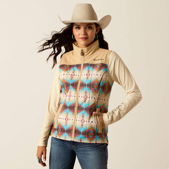 Womens Ariat Crius Insulated Vest - Serrano Southwest (7452435251277)
