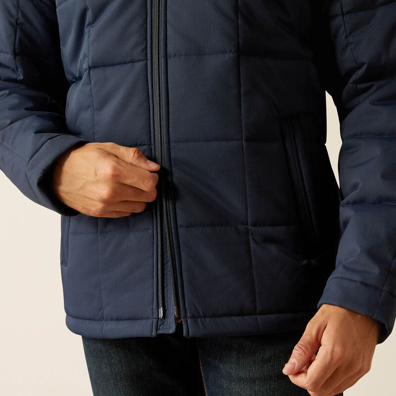 Mens Ariat Crius Insulated Jacket - Dark Sapphire (7452435382349)