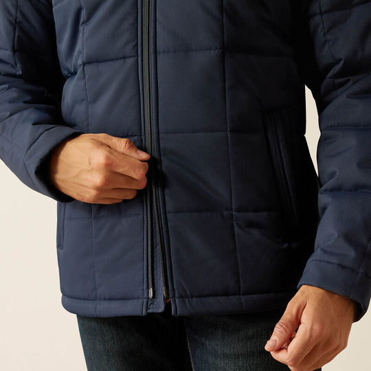 Mens Ariat Crius Insulated Jacket - Dark Sapphire (7452435382349)