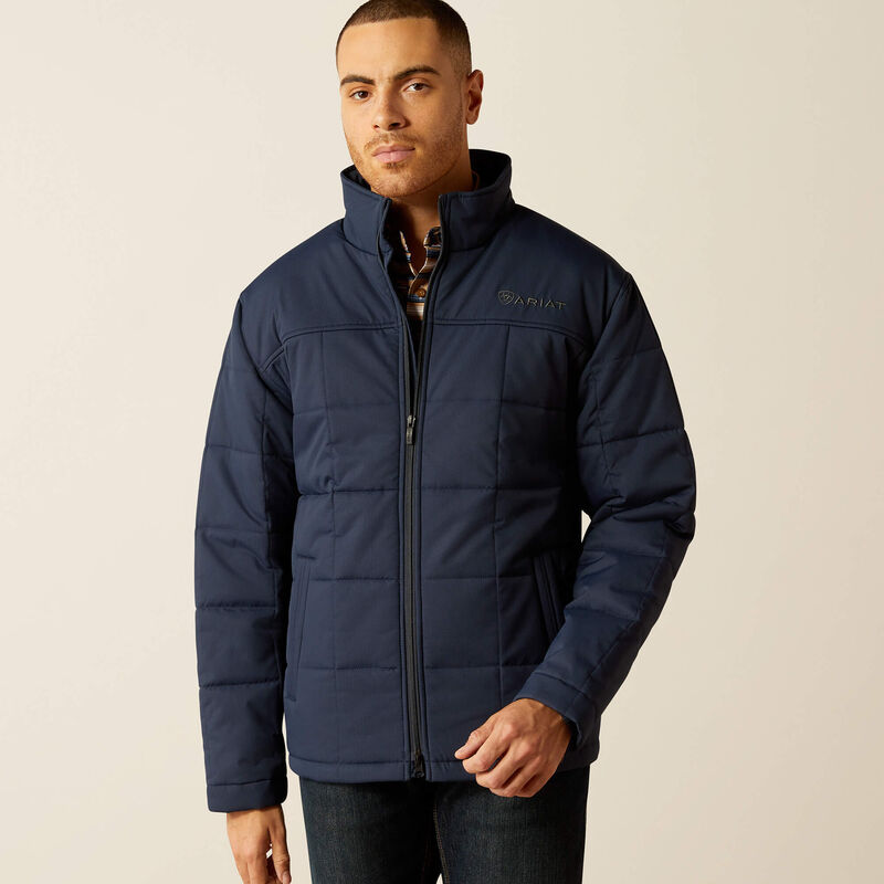 Mens Ariat Crius Insulated Jacket - Dark Sapphire (7452435382349)
