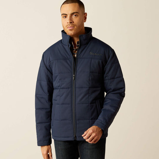 Mens Ariat Crius Insulated Jacket - Dark Sapphire (7452435382349)