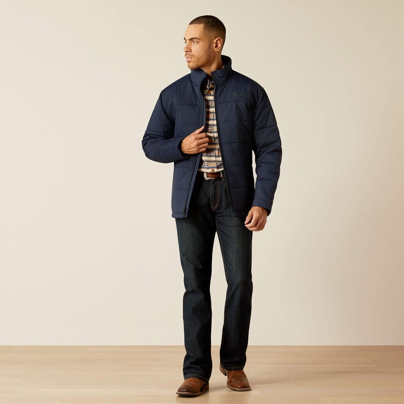 Mens Ariat Crius Insulated Jacket - Dark Sapphire (7452435382349)