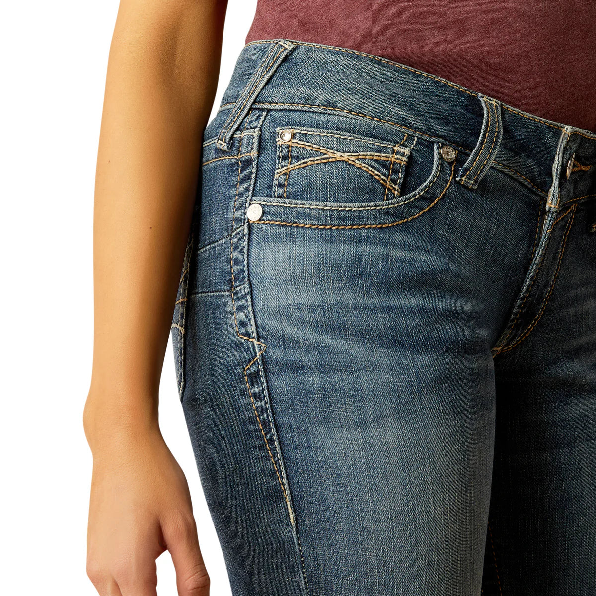 Womens Ariat Amora Mid Rise Boot Cut Jean - Toronto (7457201291341)