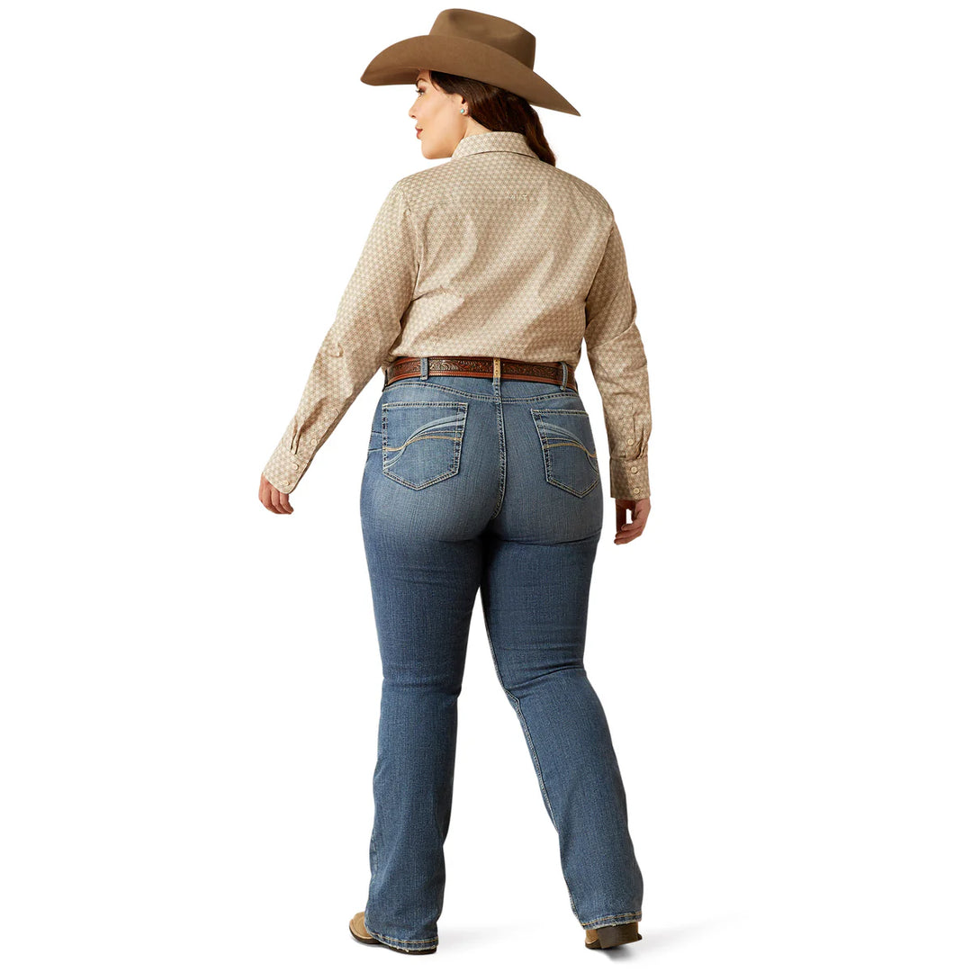 Womens Ariat Brittany Perfect Rise Boot Cut Jean - Indiana (7457201356877)
