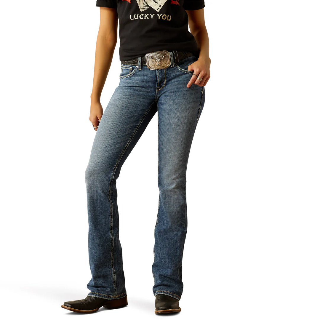 Womens Ariat Brittany Perfect Rise Boot Cut Jean - Indiana (7457201356877)
