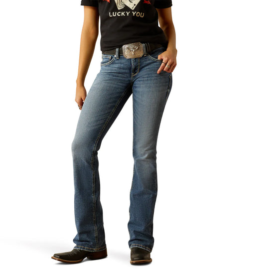 Womens Ariat Brittany Perfect Rise Boot Cut Jean - Indiana (7457201356877)