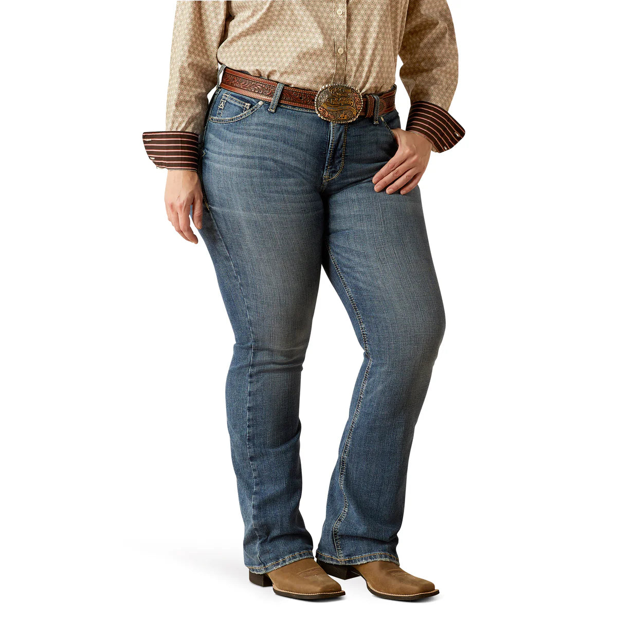 Womens Ariat Brittany Perfect Rise Boot Cut Jean - Indiana (7457201356877)