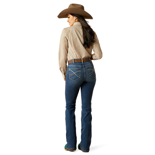 Womens Ariat Jessica High Rise Boot Cut Jean - Athena (7457201422413)