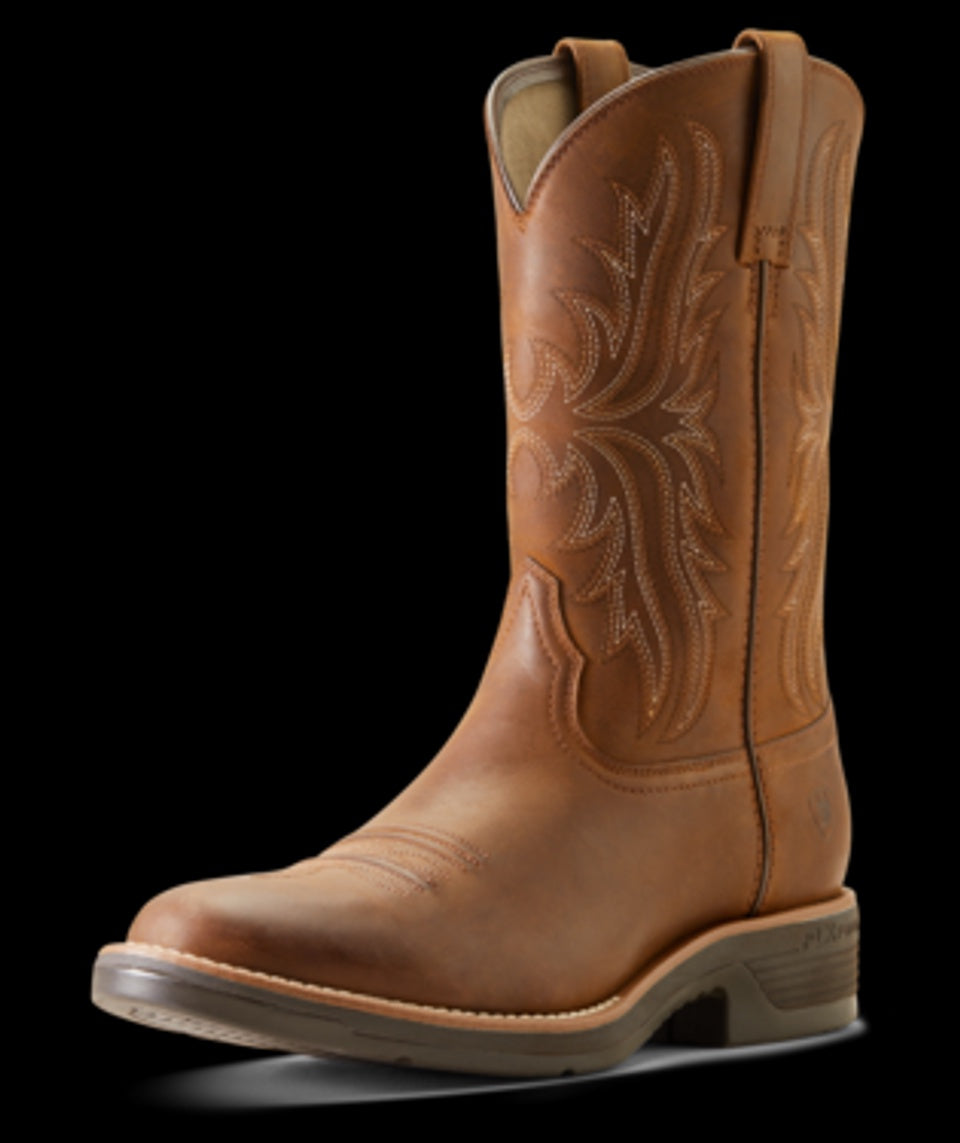 Mens Ariat Ridgeback Round Toe Boot - Distressed Tan (7350958850125)