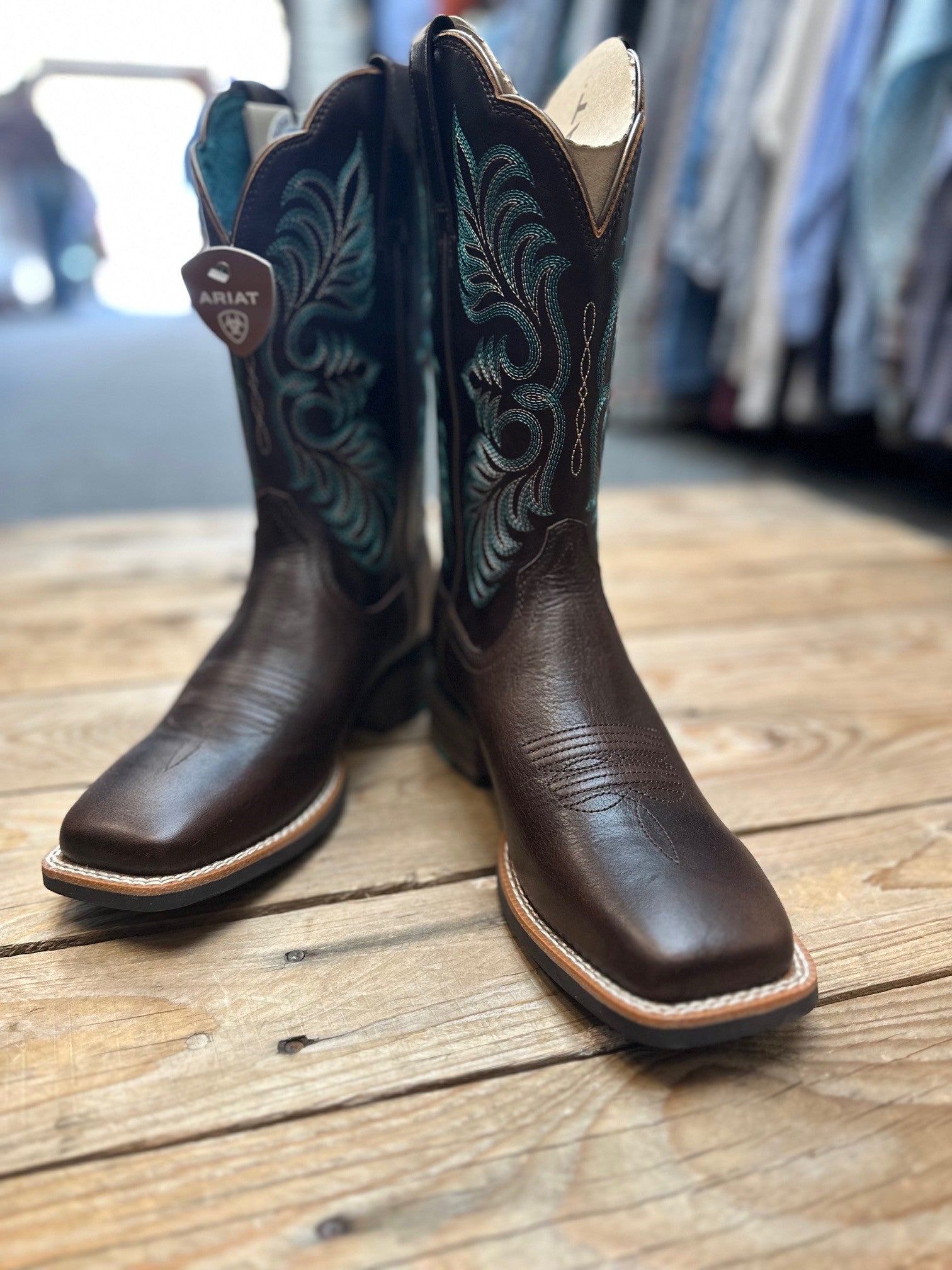 Womens Ariat Gilette Boot - Arizona Brown / Marble Brown (7365720244301)