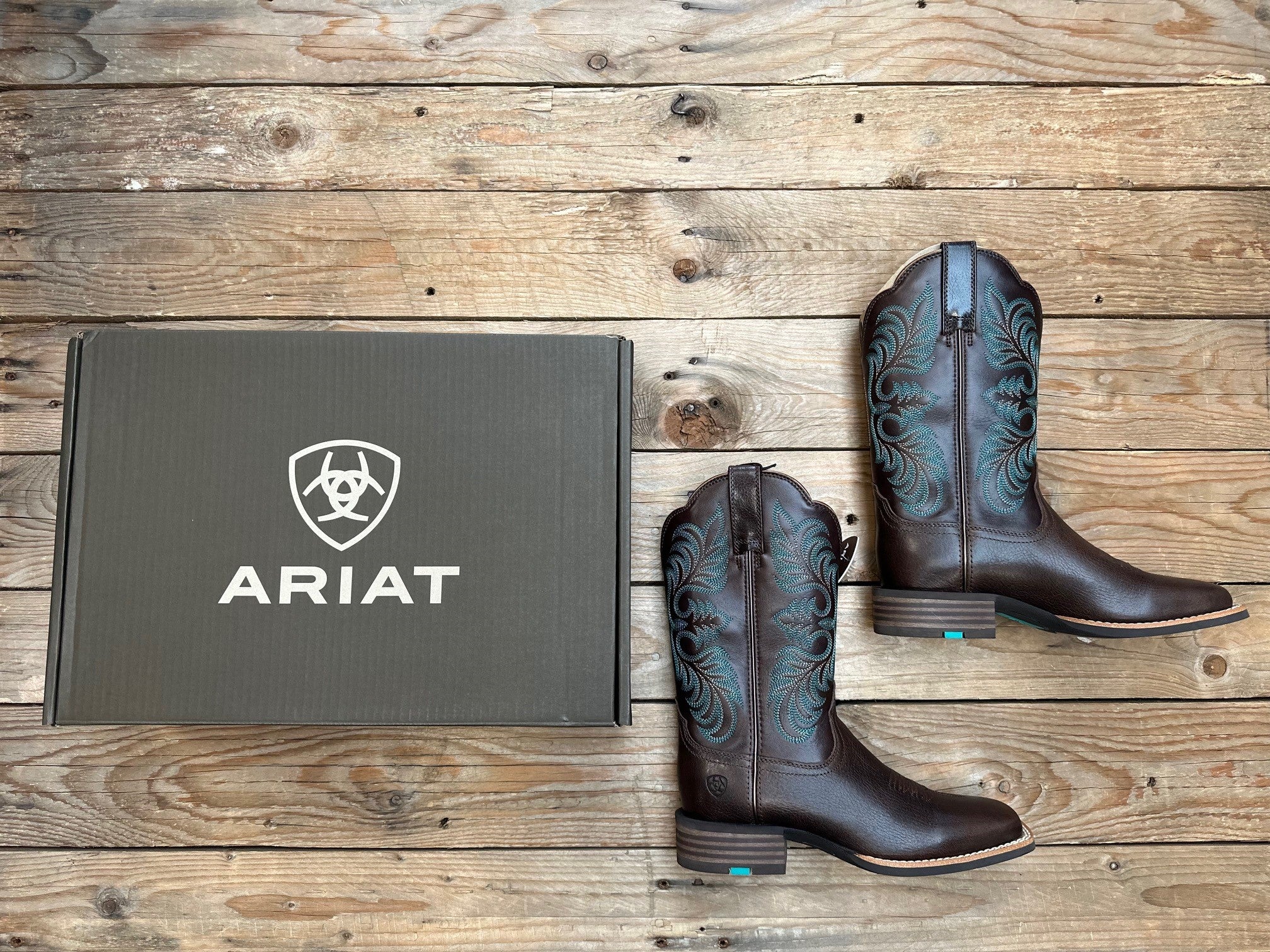 Womens Ariat Gilette Boot - Arizona Brown / Marble Brown (7365720244301)