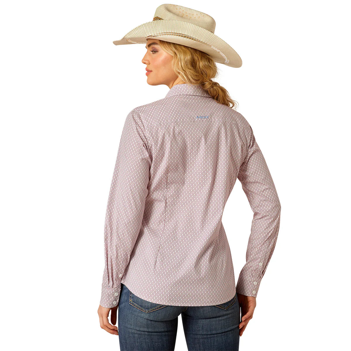 Womens Ariat Wrinkle Resistant Kirby Stretch LS Shirt - Finleigh Geo Print (7550433656909)