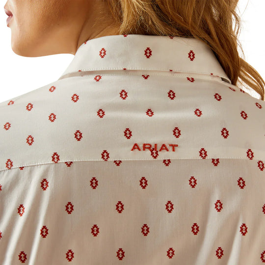 Womens Ariat Wrinkle Resistant Kirby LS Shirt - Kai Ditsy